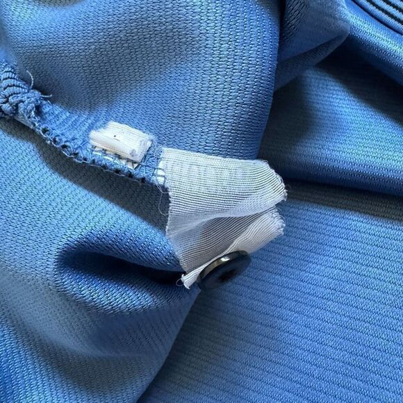 Grand Slam Golf Blue Thick Polyester Polo Shirt Mens Size XL Small Snares - Picture 9 of 9